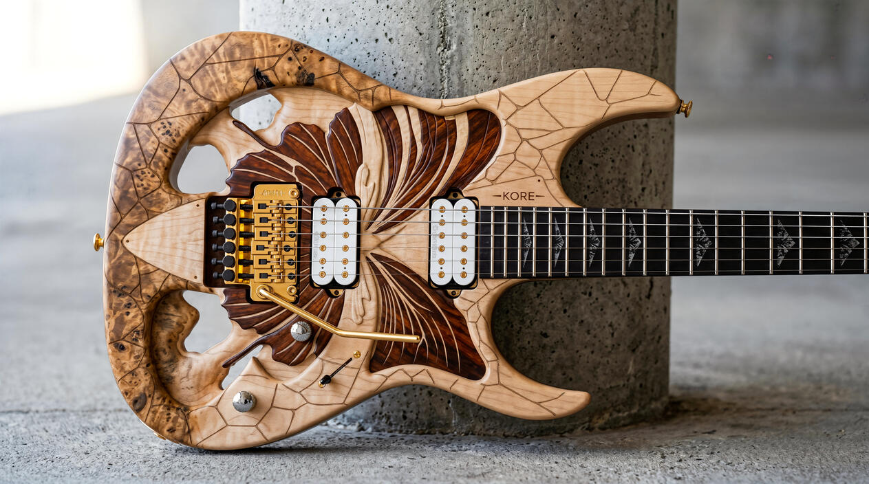 " K - Maple Butterfly " - Deeper Body carved Organic Shape -