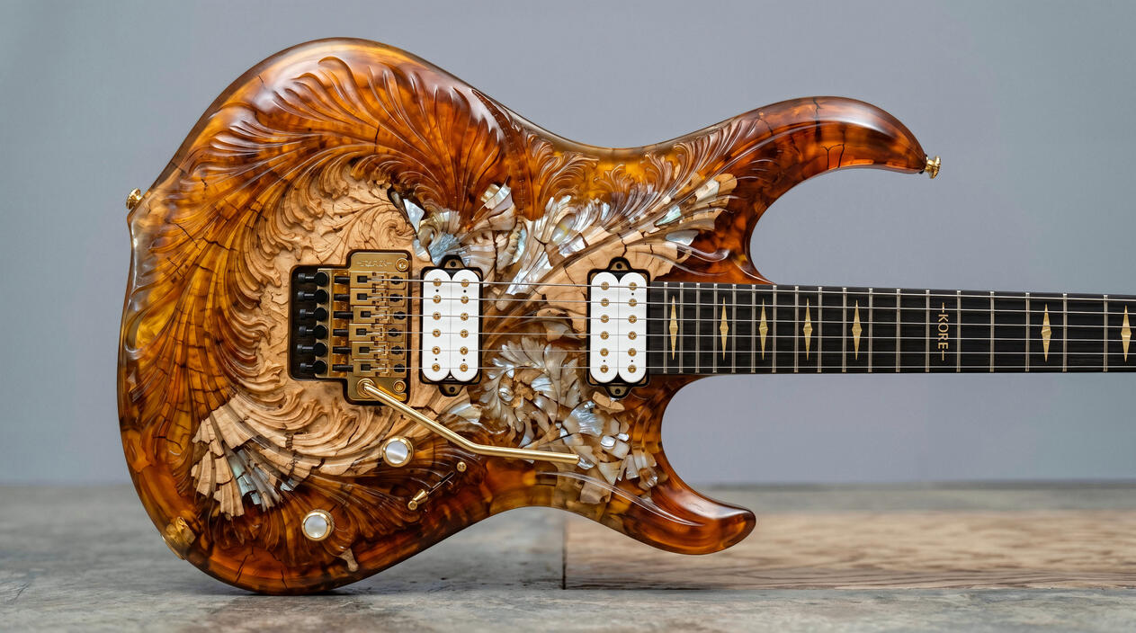 " K - Floral Dissolving " Resin Kore